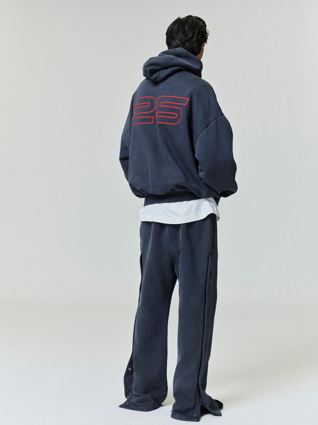Fear of God Essentials Heavy Fleece 90s Hoodie Black Red
