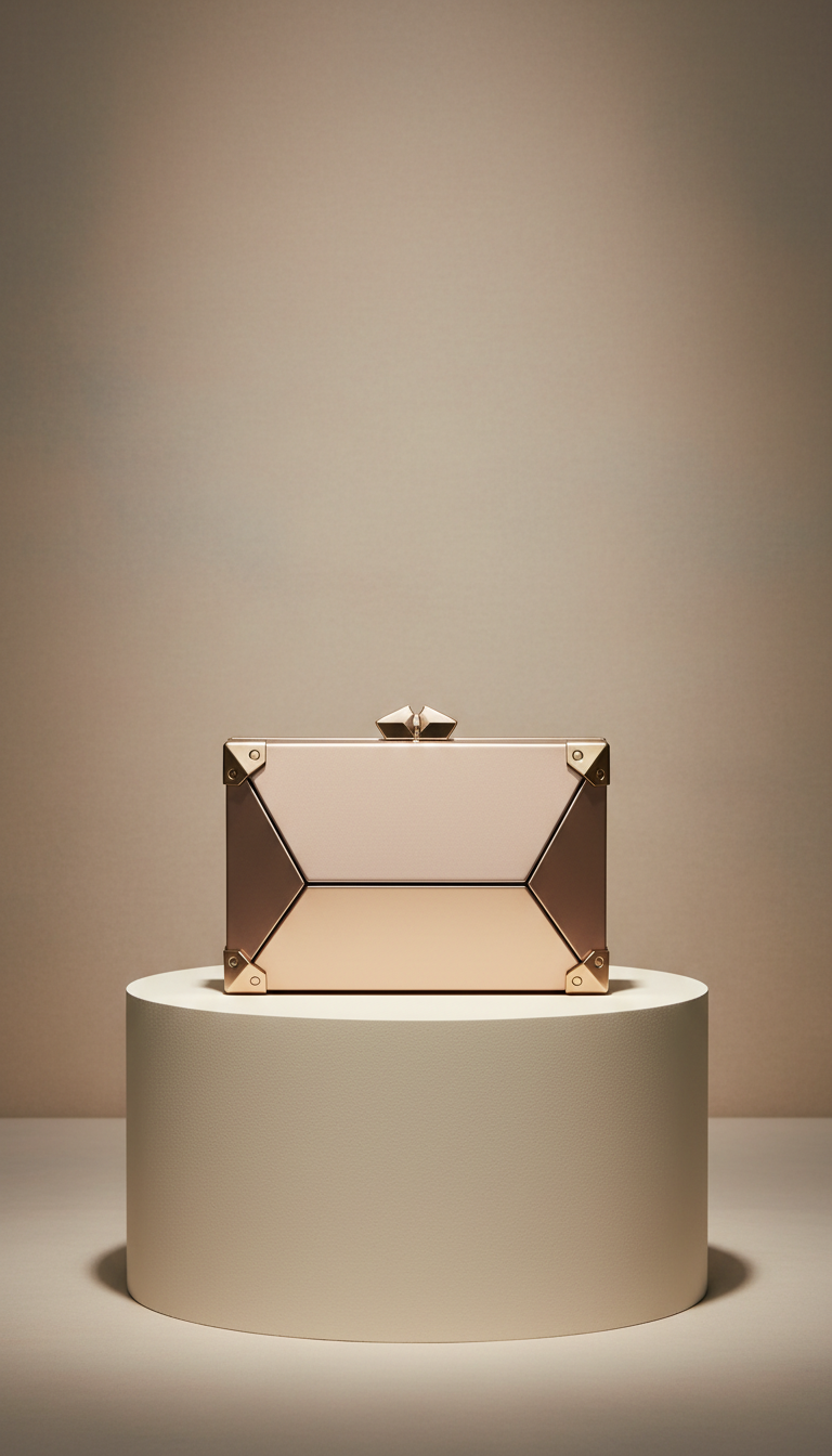 Limited-Edition Clutch in Champagne Bronze