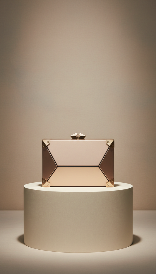 Limited-Edition Clutch in Champagne Bronze