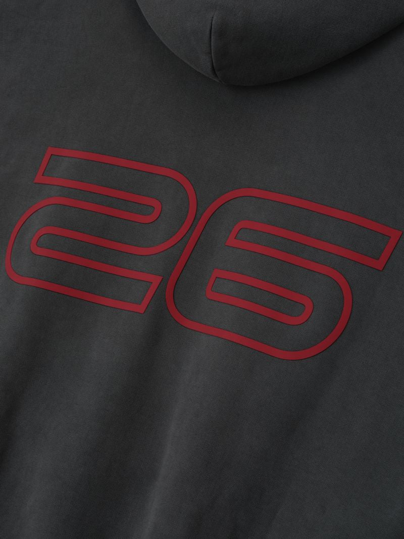 Fear of God Essentials Heavy Fleece 90s Hoodie Black Red