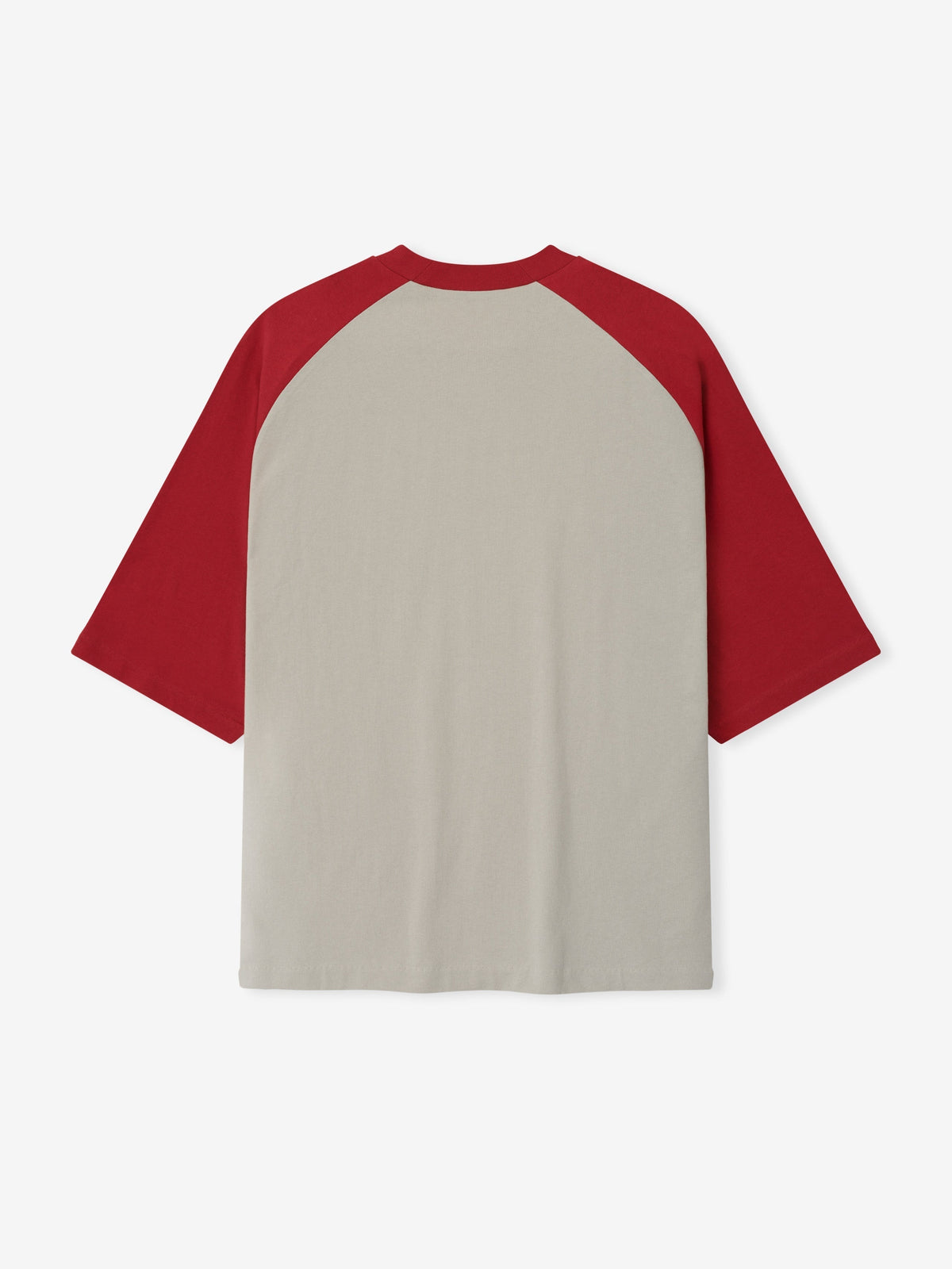 Fear of God Essentials 3/4 Raglan Sleeve Baseball Tee Off White Red