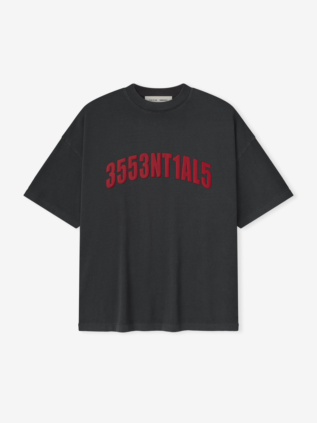 Fear of God Essentials Chicago City Exclusive 90s Oversized Tee Black Red
