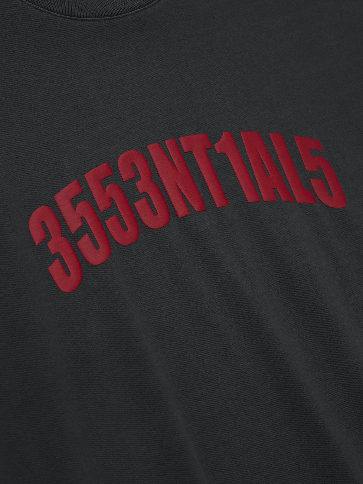 Fear of God Essentials Chicago City Exclusive 90s Oversized Tee Black Red