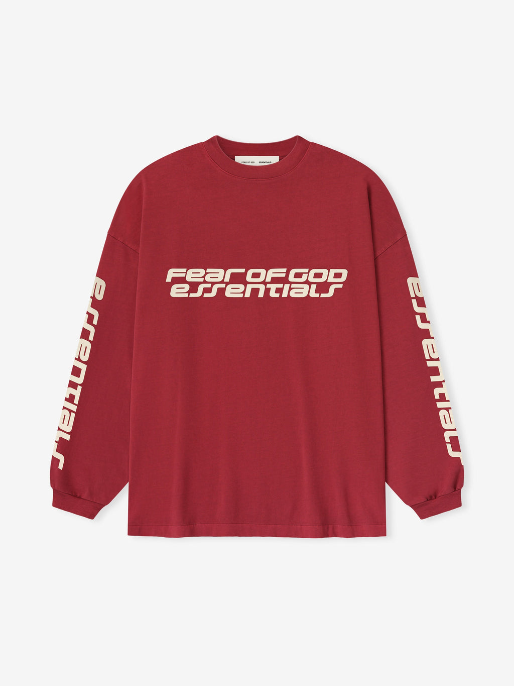 Fear of God Essentials 90s Oversized Long Sleeve Logo Tee