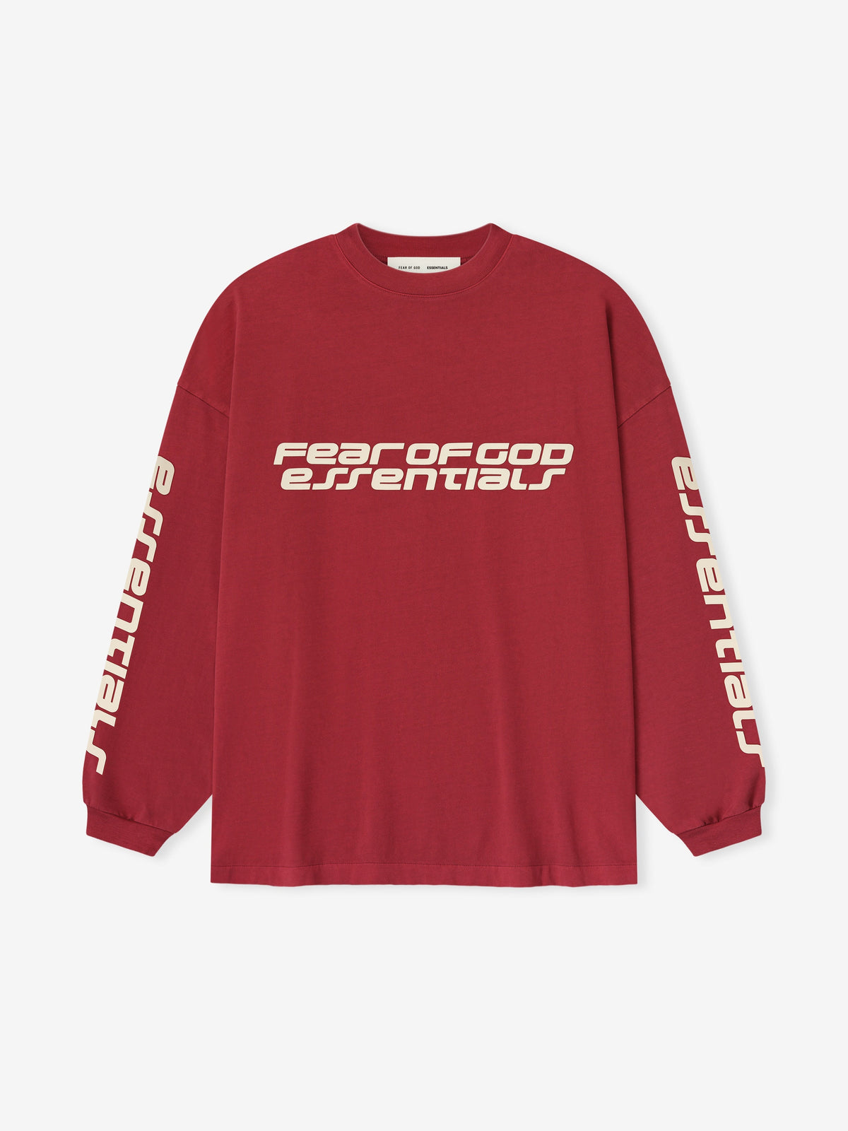 Fear of God Essentials 90s Oversized Long Sleeve Logo Tee