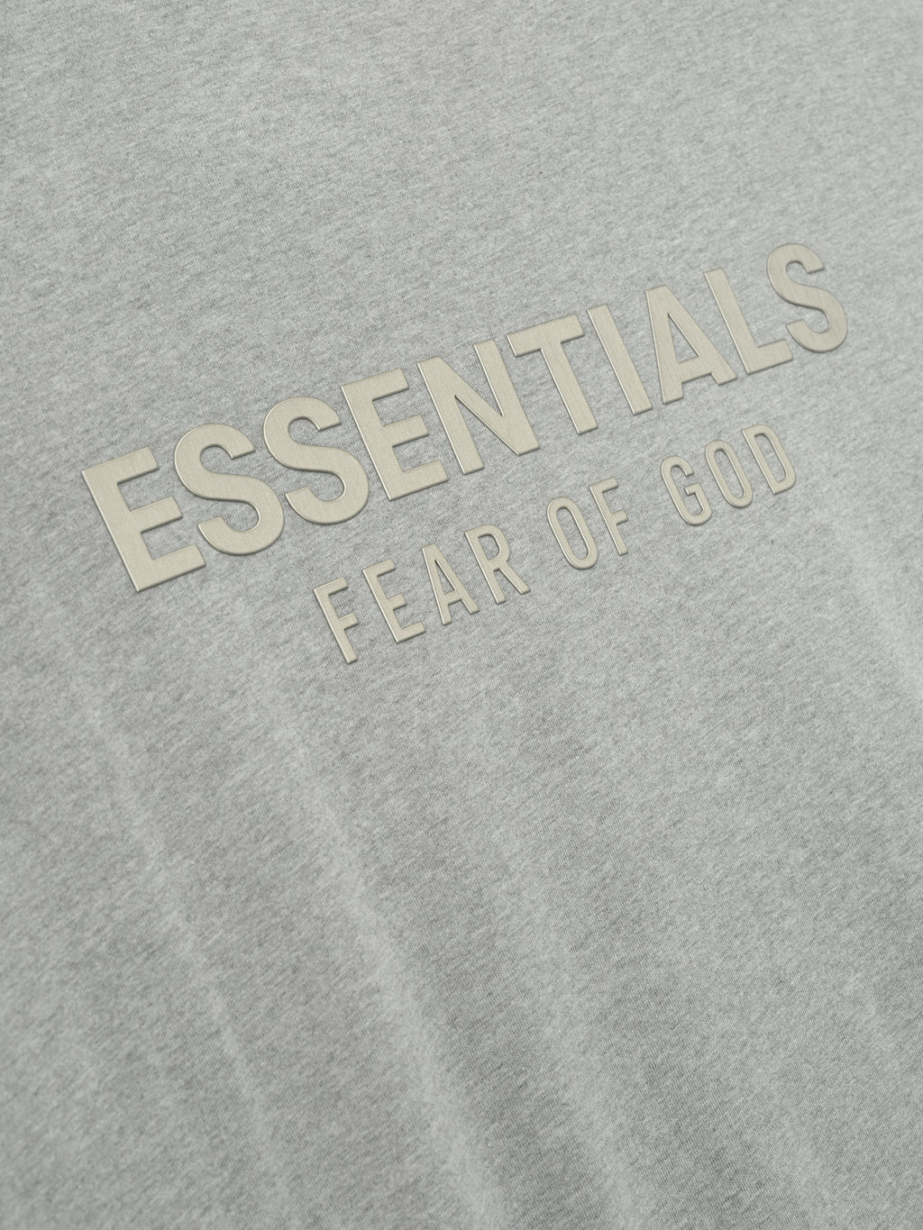 Fear of God Essentials Classic Long Sleeve Cotton Jersey Tee Soft Taupe