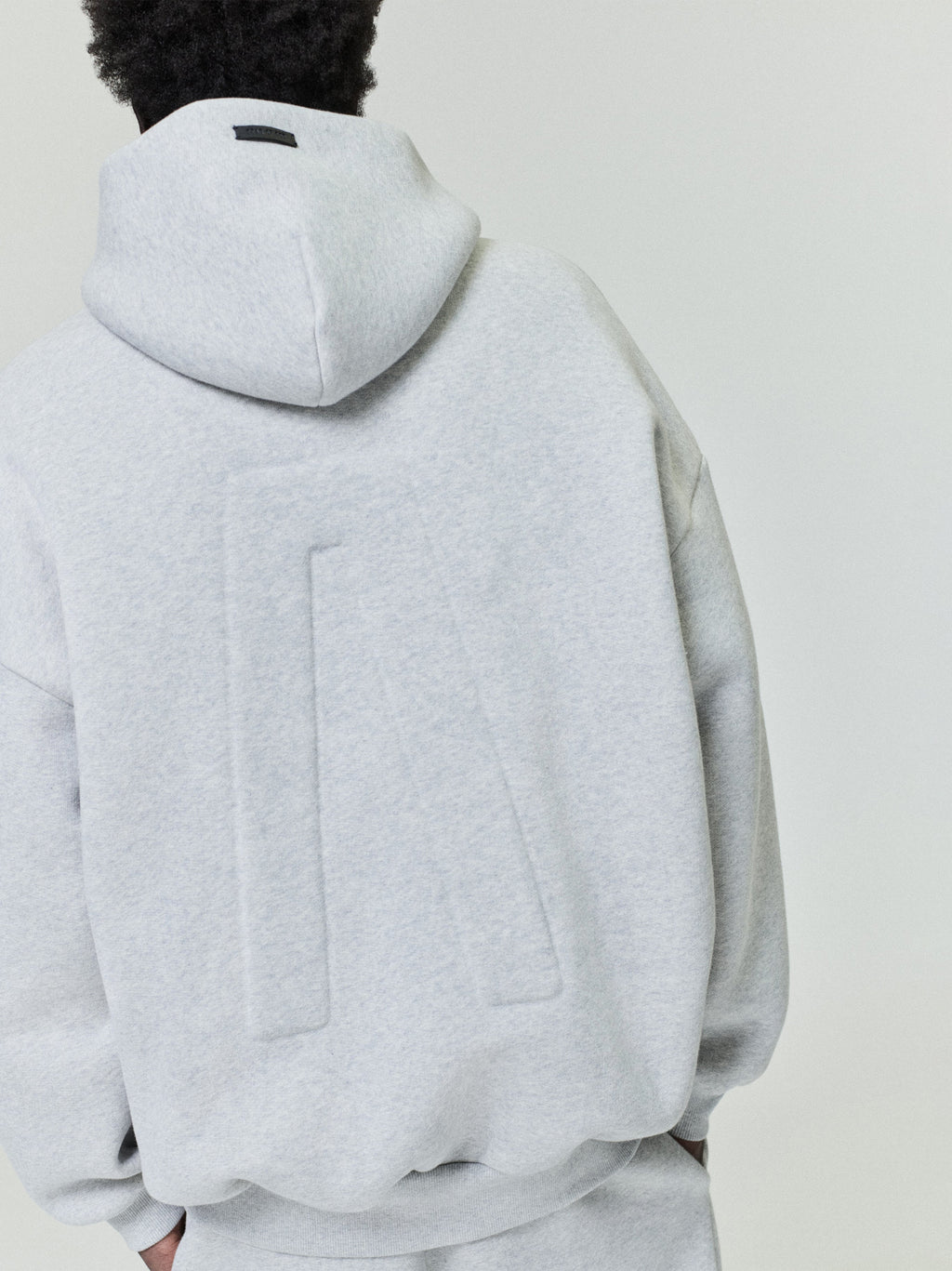 Fear of God Athletics Full Zip Up Hoodie Light Heather Grey