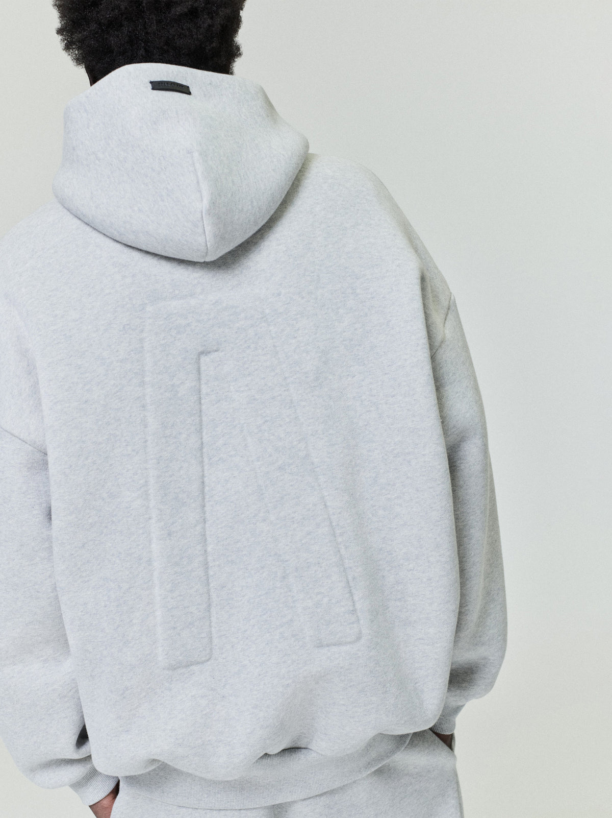 Fear of God Athletics Full Zip Up Hoodie Light Heather Grey