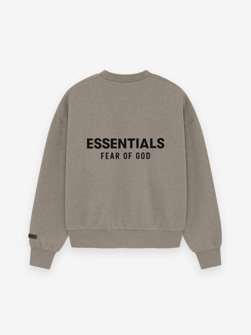Fear of God Essentials Classic Core Fleece Crewneck Sweatshirt Taupe