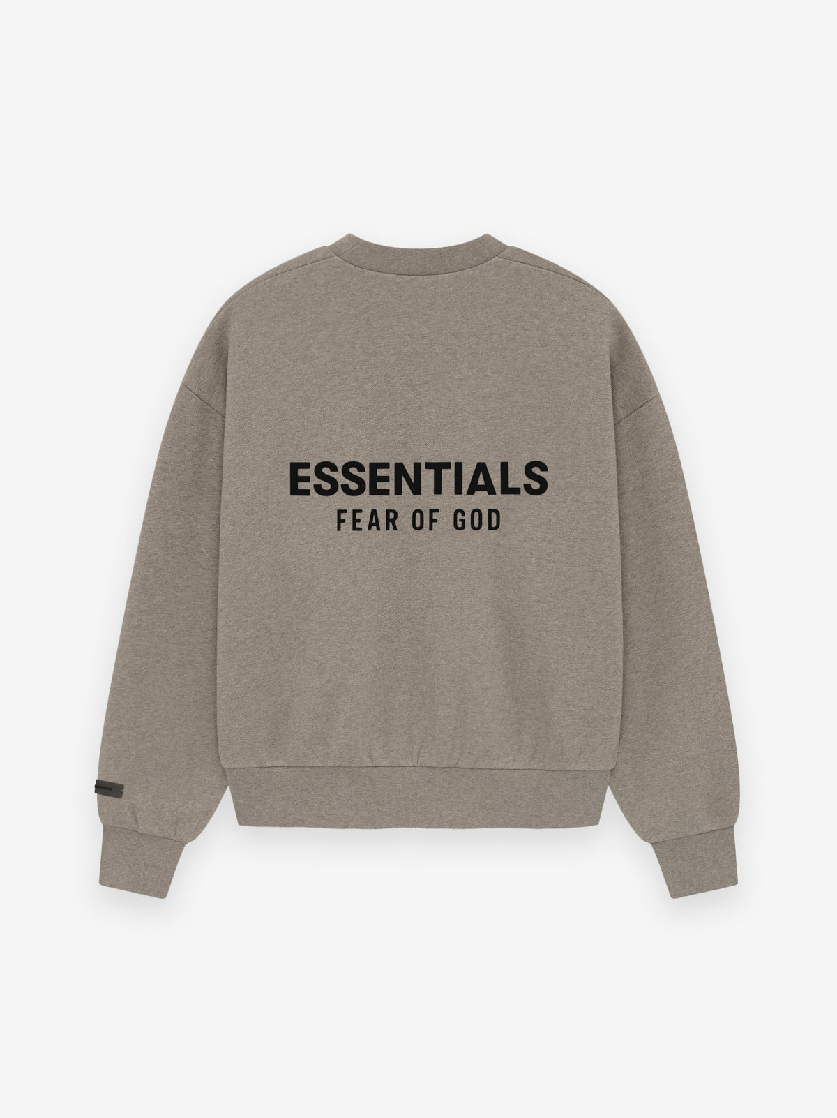 Fear of God Essentials Classic Core Fleece Crewneck Sweatshirt Taupe