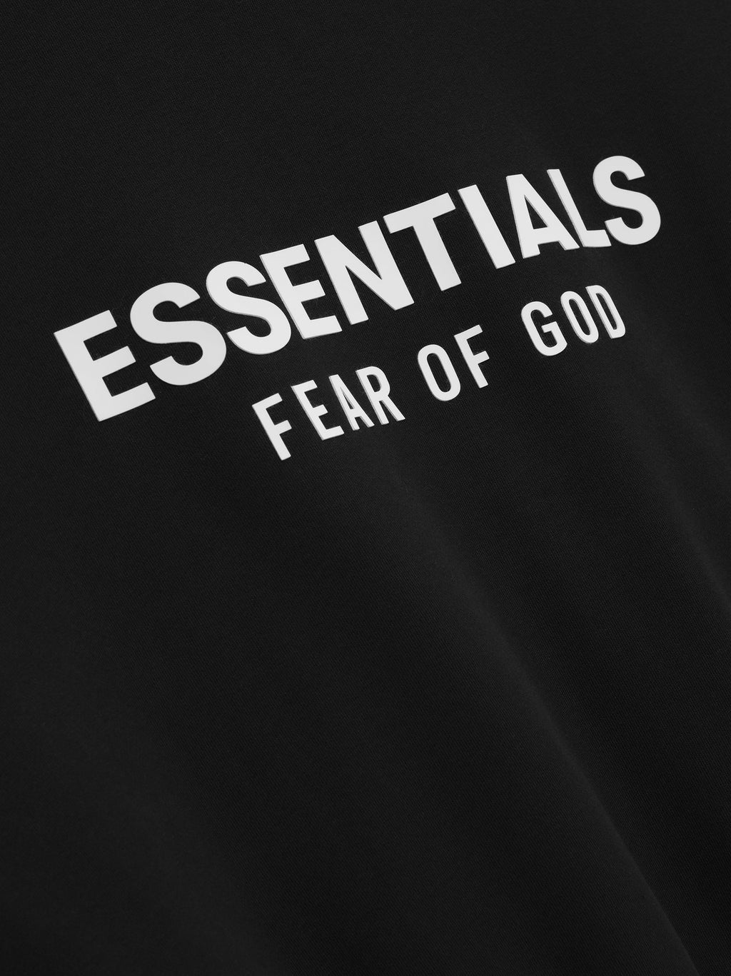 Fear of God Essentials Classic Core Fleece Full Zip-Up Hoodie Black