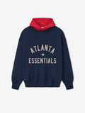 Fear of God Essentials Braves Sport Hoodie Navy Blue Red