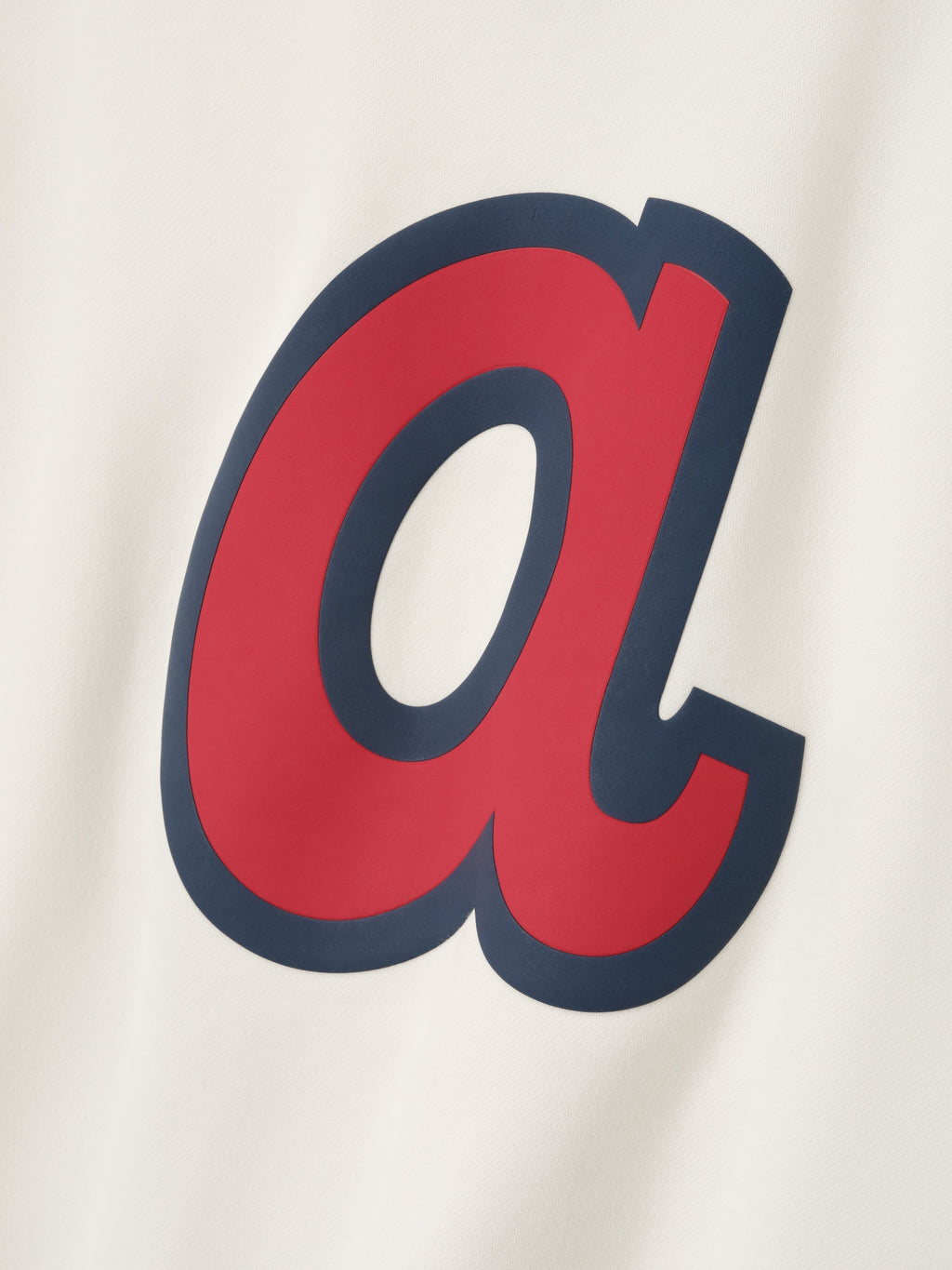 Fear of God Essentials Braves Sport Crewneck MLB Fleece Pullover Off White
