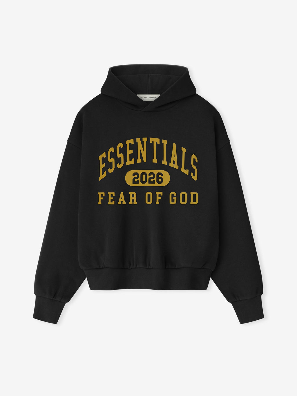 Fear of God Essentials Classic Fleece Hoodie 2026 Black