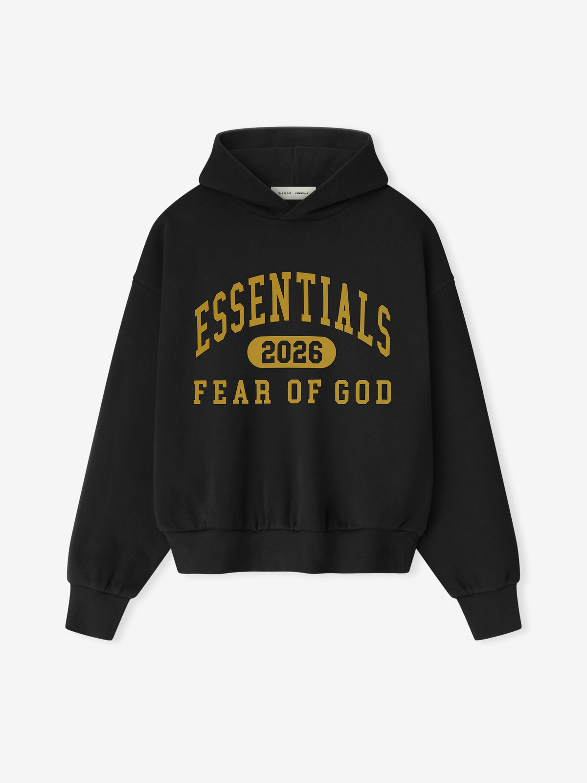 Fear of God Essentials Classic Fleece Hoodie 2026 Black