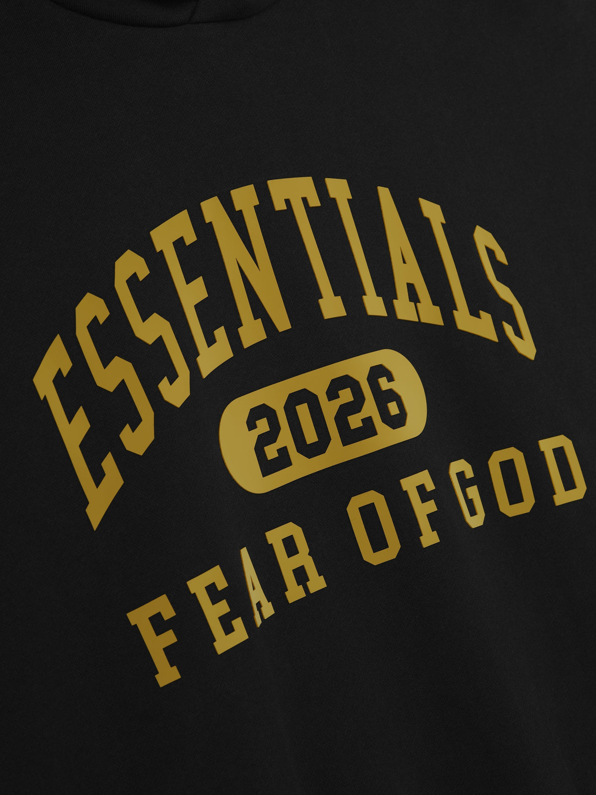 Fear of God Essentials Classic Fleece Hoodie 2026 Black