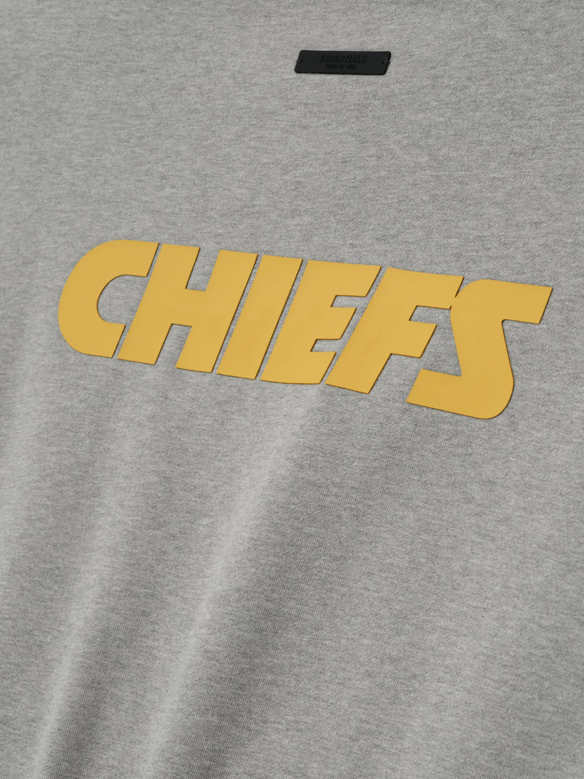 Fear of God Essentials x Kansas City Chiefs Sport Crewneck Sweatshirt Heather Grey Red