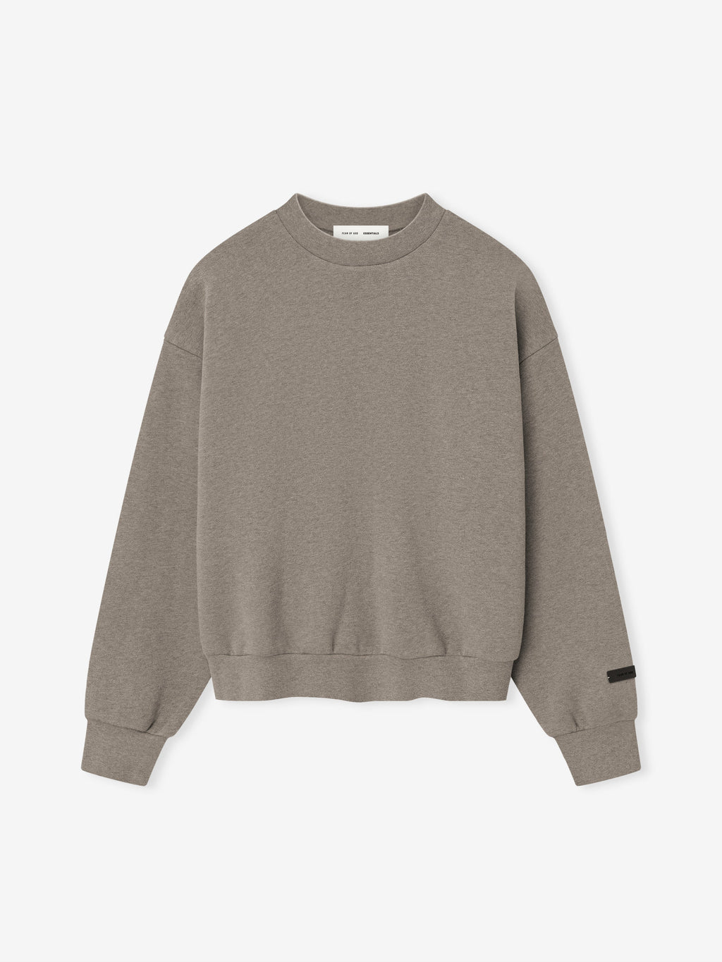 Fear of God Essentials Classic Fleece Crewneck Sweatshirt Soft Taupe