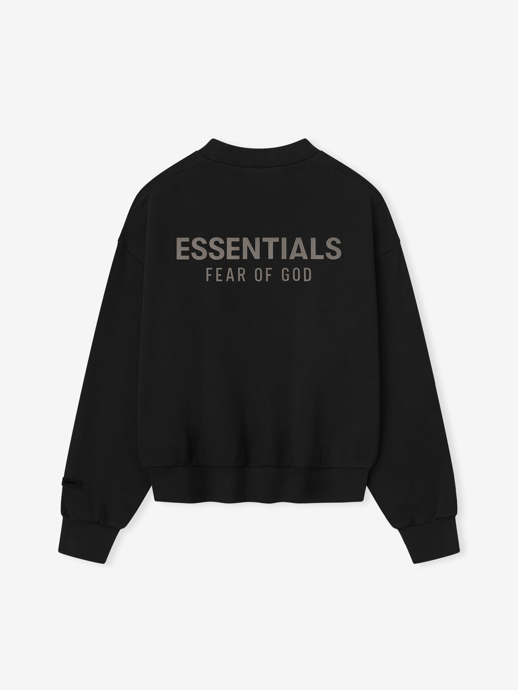 Fear of God Essentials Classic Fleece Crewneck Sweatshirt Black