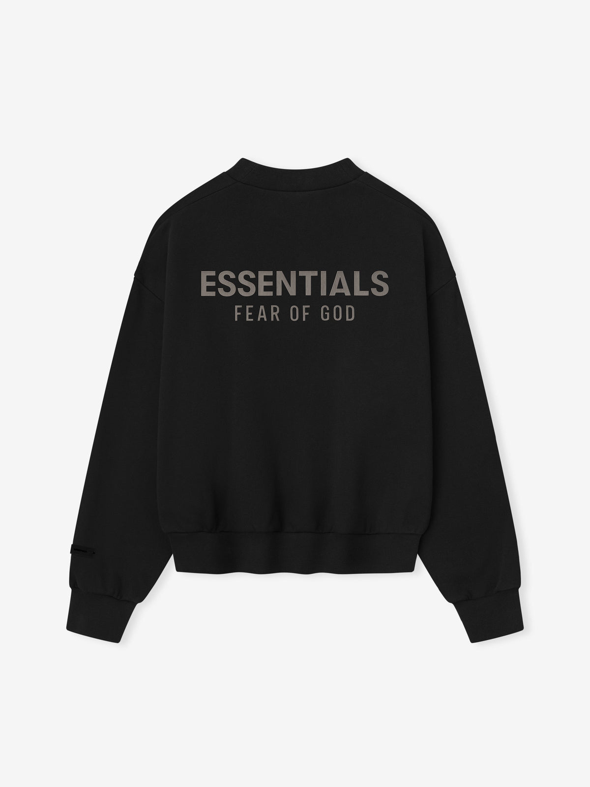 Fear of God Essentials Classic Fleece Crewneck Sweatshirt Black