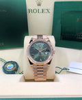 Rolex Day-Date 40 228235 Olive Dial Watch