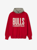 Fear of God Essentials Bulls Sport Hoodie Red Grey