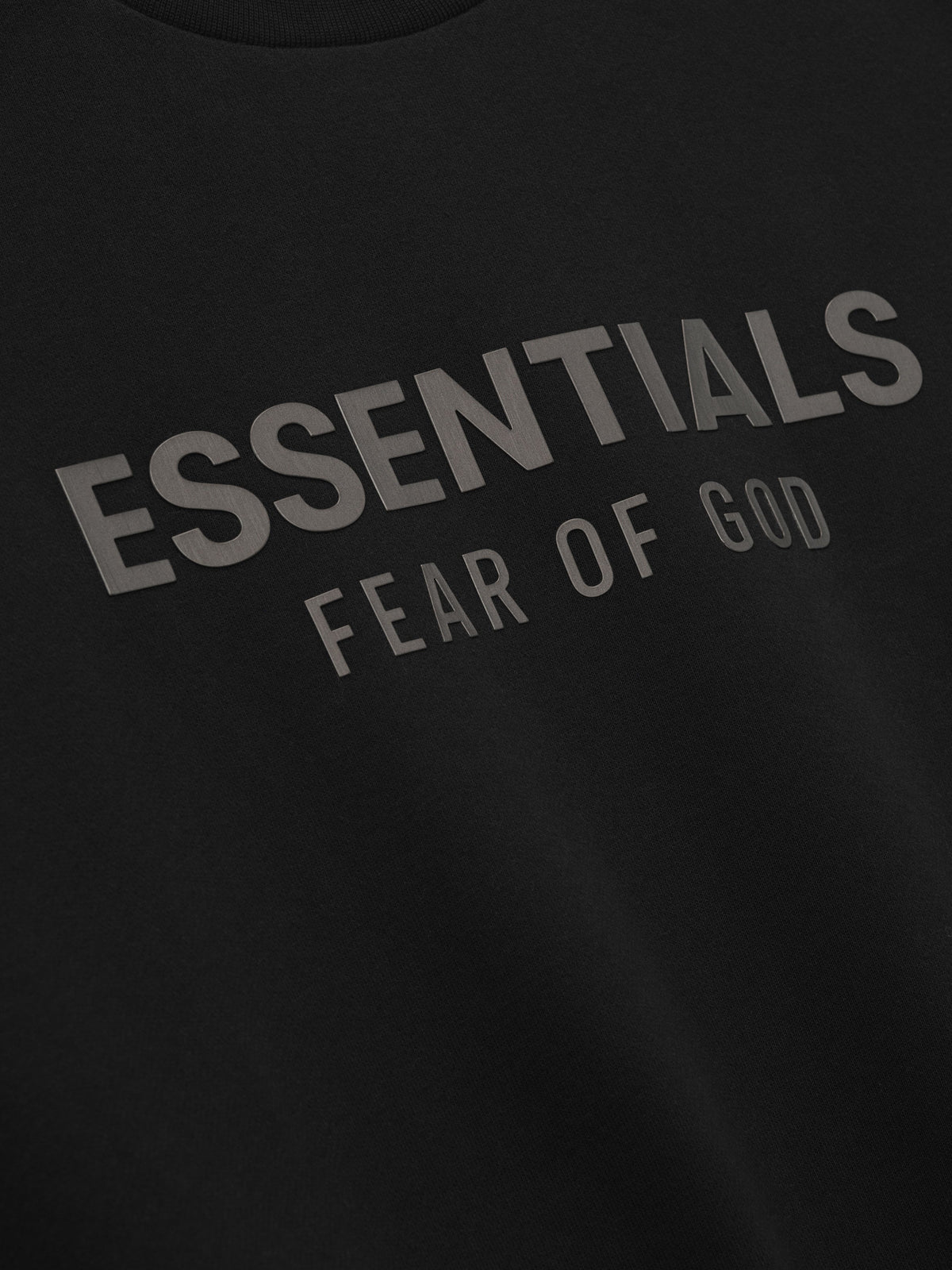 Fear of God Essentials Classic Fleece Crewneck Sweatshirt Black
