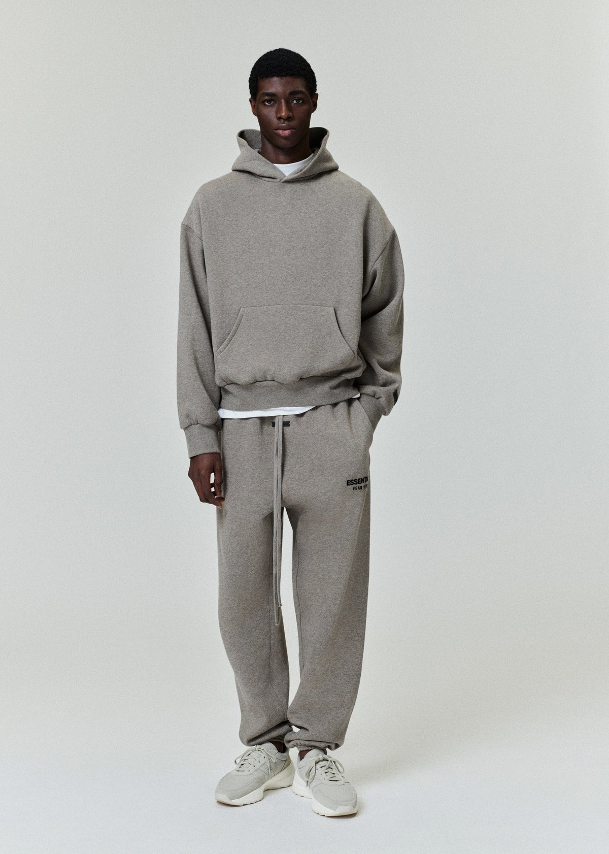 Fear of God Essentials Classic Core Fleece Hoodie Soft Taupe