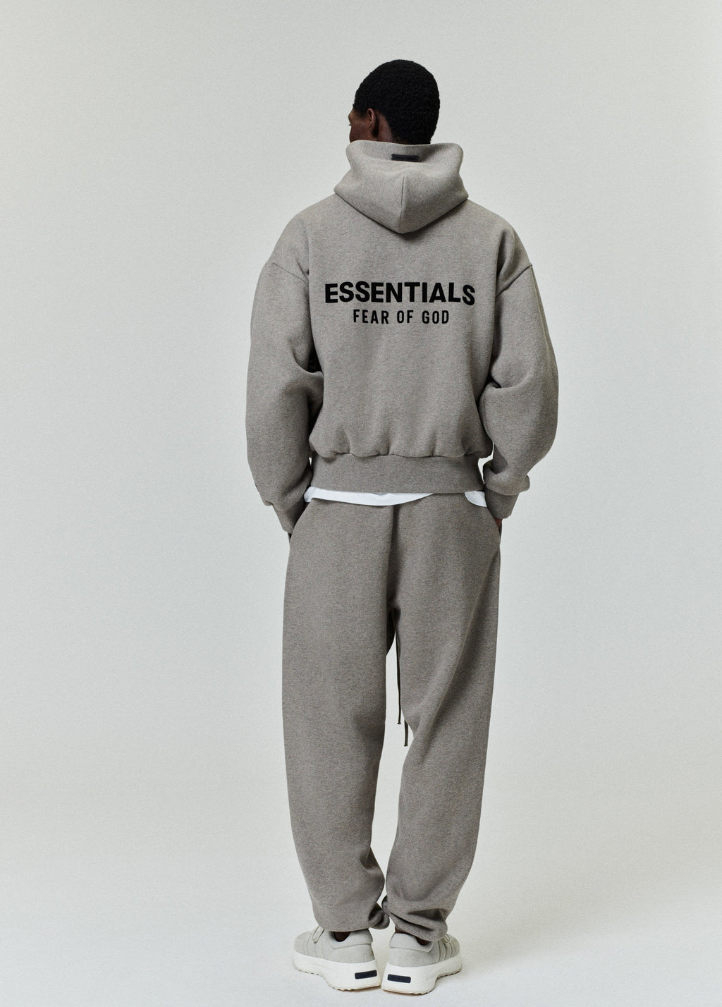 Fear of God Essentials Classic Core Fleece Hoodie Soft Taupe