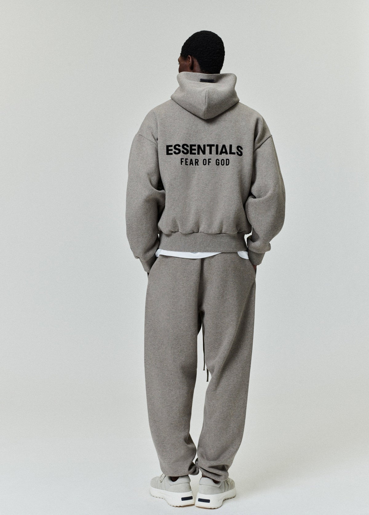Fear of God Essentials Classic Core Fleece Hoodie Soft Taupe