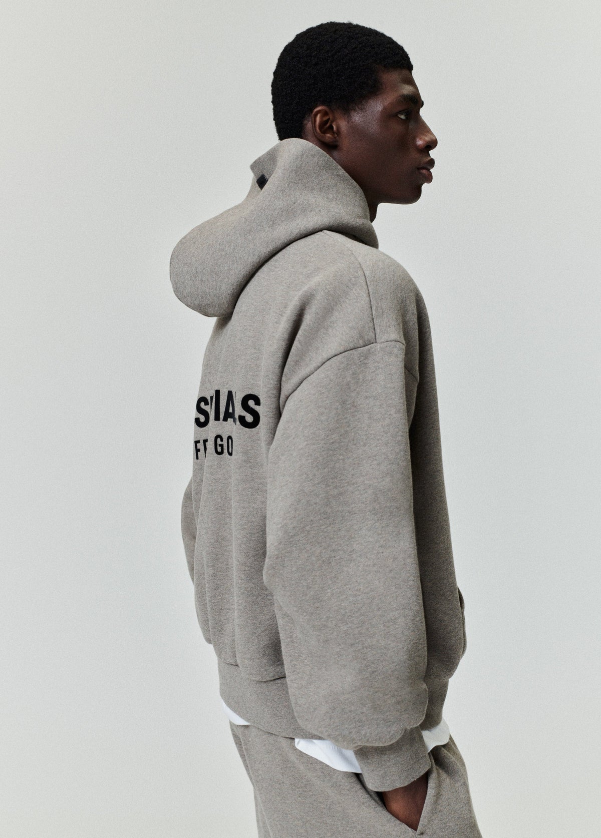 Fear of God Essentials Classic Core Fleece Hoodie Soft Taupe