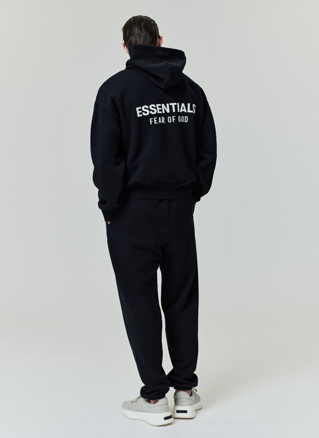 Fear of God Essentials Classic Core Fleece Hoodie Black
