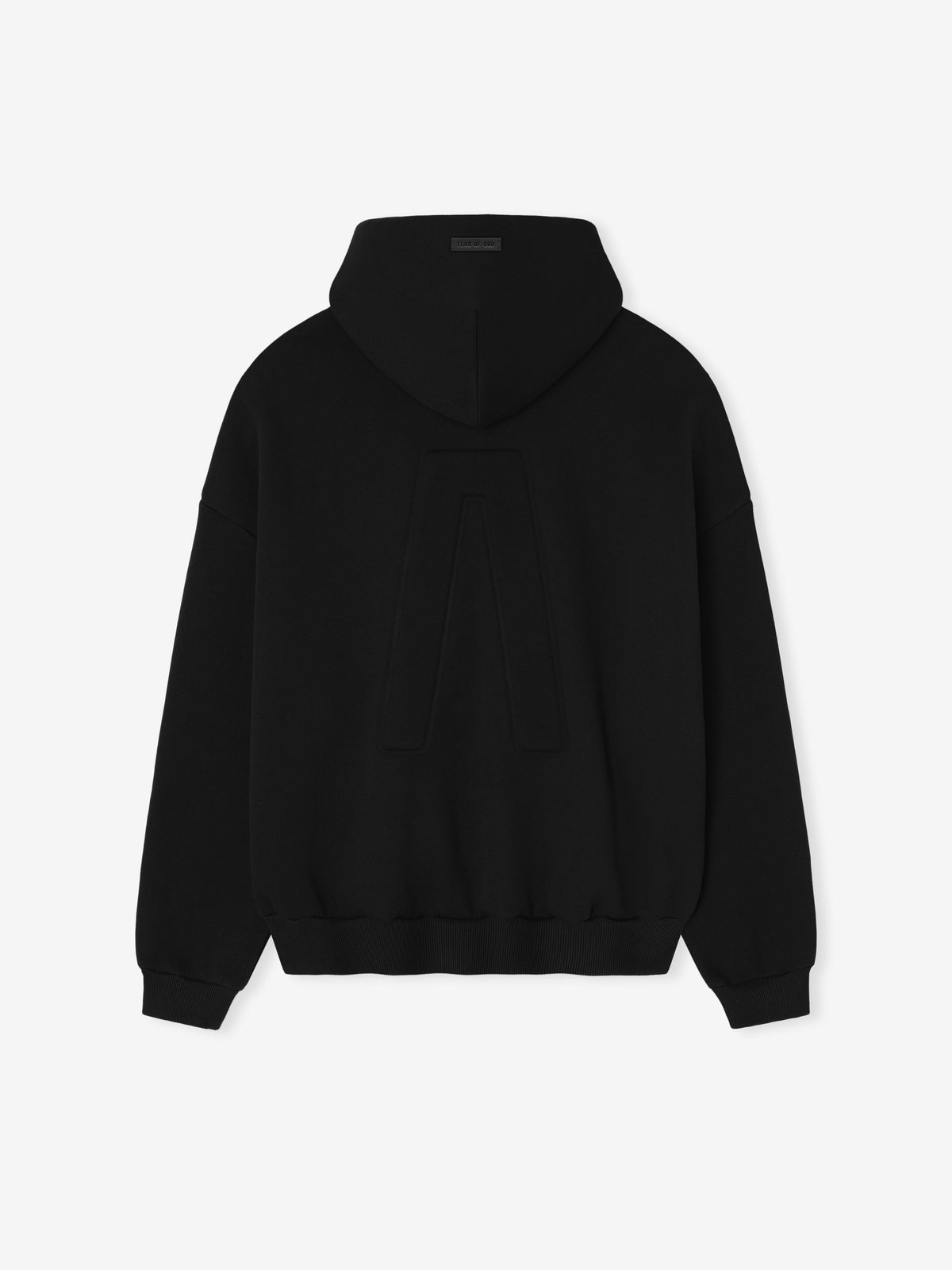 Fear of God Athletics Half Zip Hoodie - Heavy Cotton Fleece Black