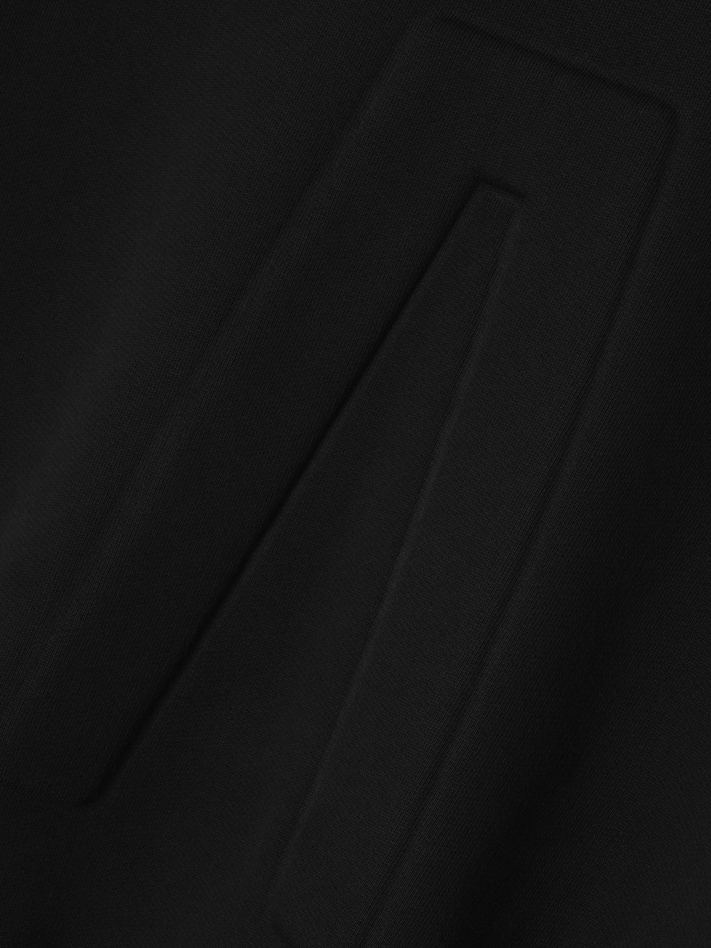Fear of God Athletics Half Zip Hoodie - Heavy Cotton Fleece Black