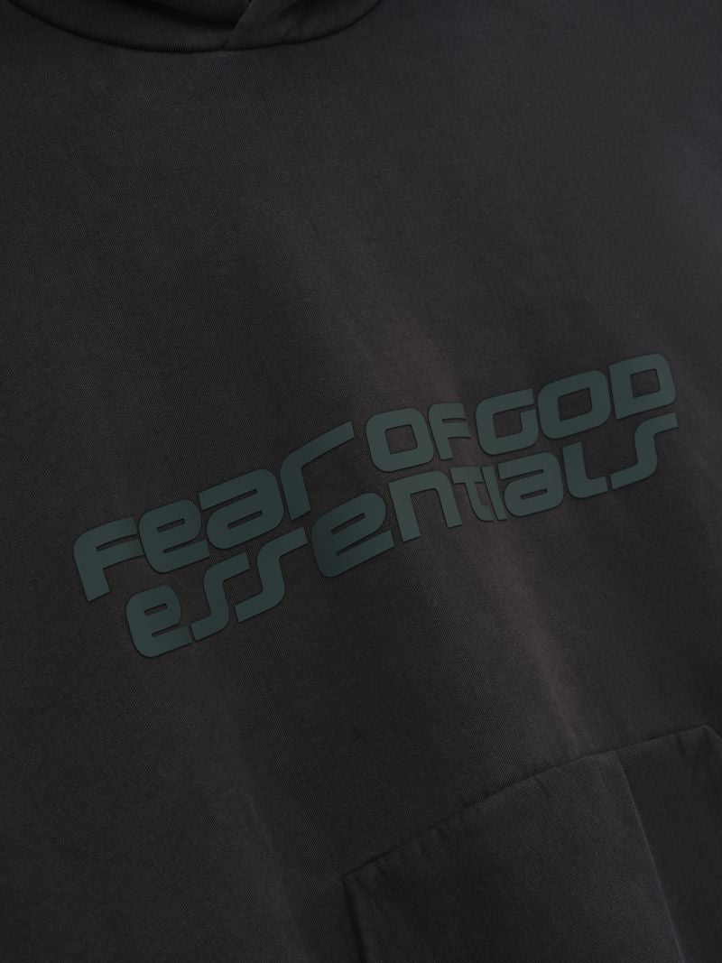 Fear of God Essentials Heavy Fleece 90s Hoodie Black