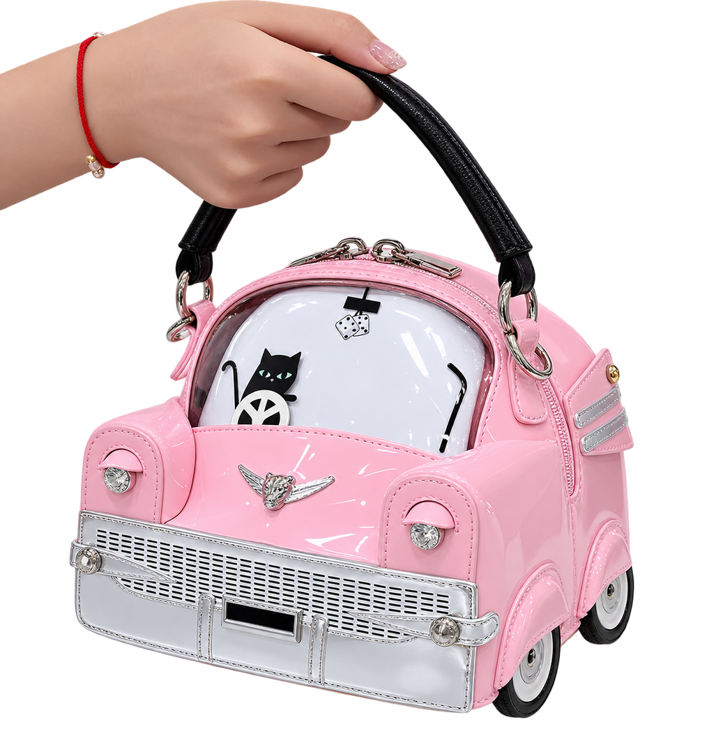 Bag Ag Woman Novelty Car Shaped Crossbody Handbag