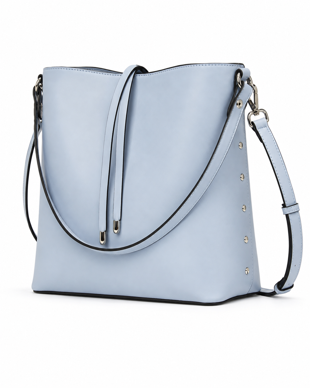 Bag Ag Vegan Leather Casual Hobo Crossbody Bucket Bag