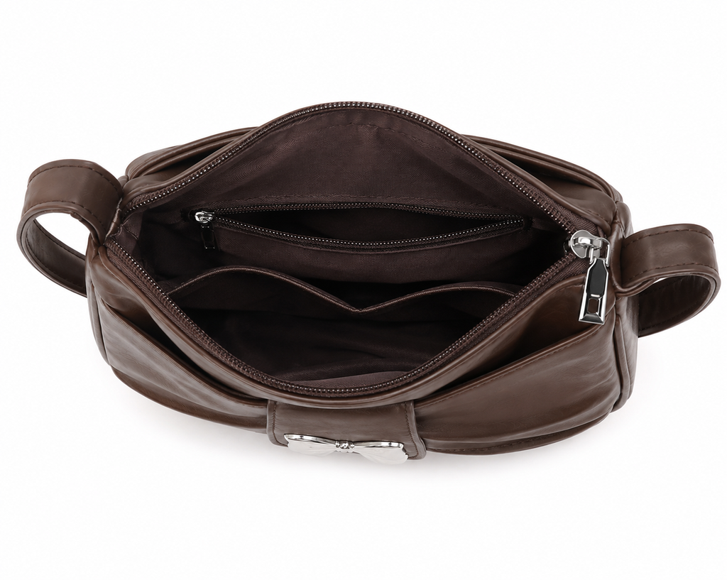 Bag Ag Woman French Pleated Bow Underarm Shoulder Bag