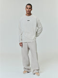 Fear of God Essentials Classic Long Sleeve Cotton Jersey Tee Light Gray