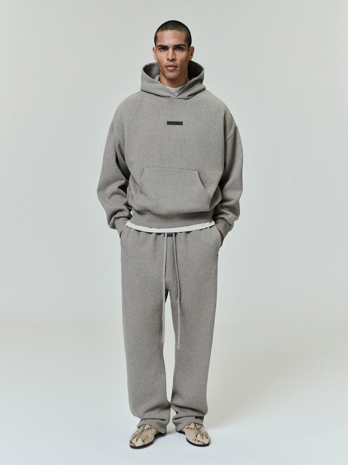 Fear of God Essentials Classic Fleece Hoodie Soft Taupe