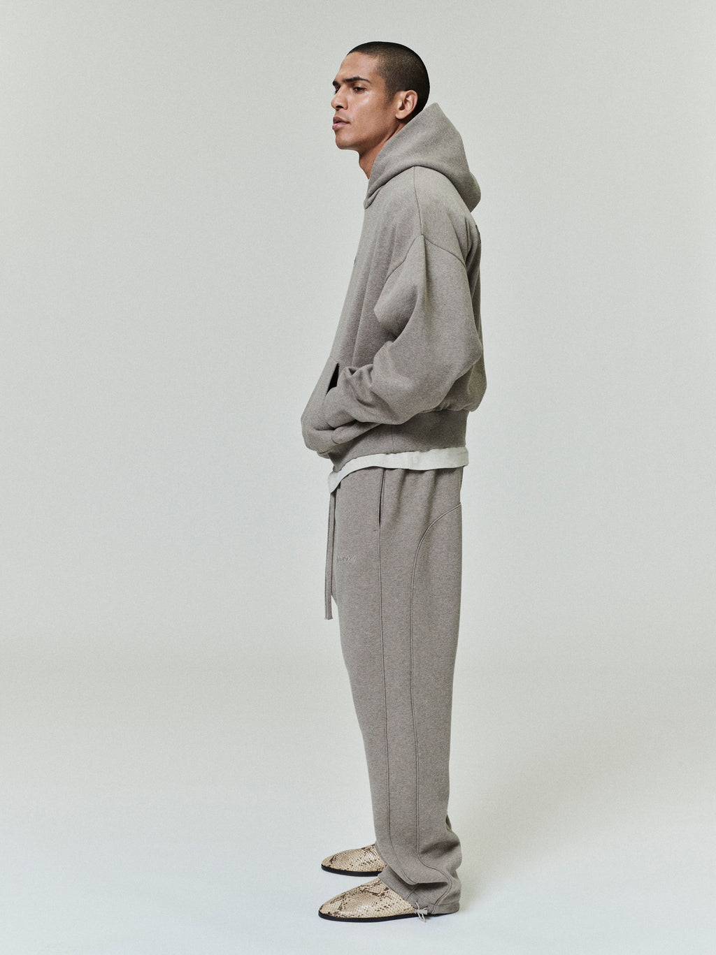 Fear of God Essentials Classic Fleece Hoodie Soft Taupe