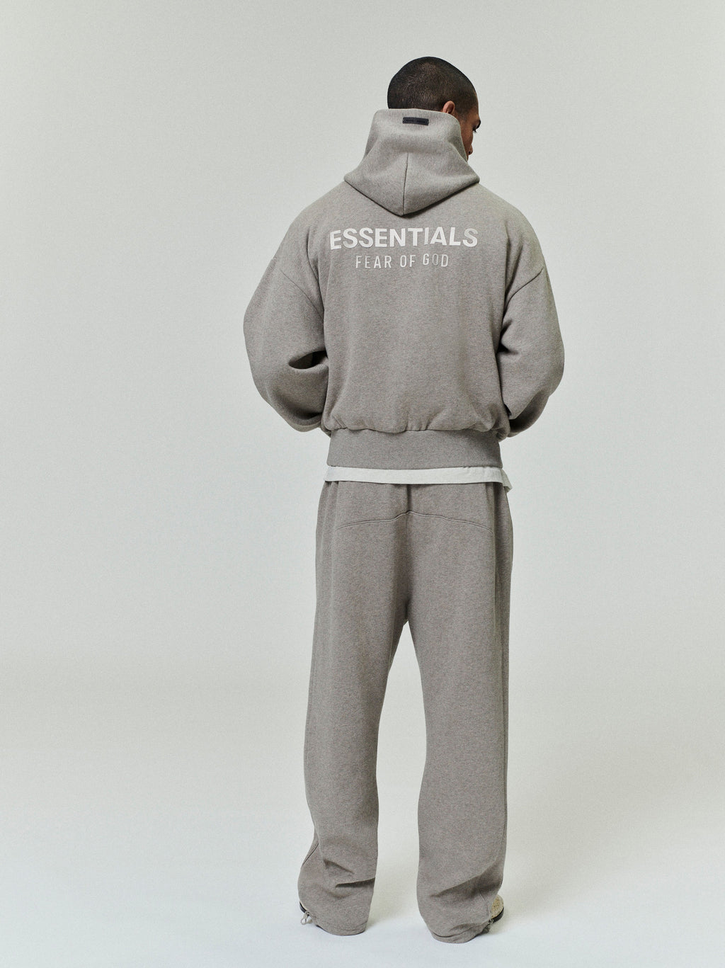 Fear of God Essentials Classic Fleece Hoodie Soft Taupe