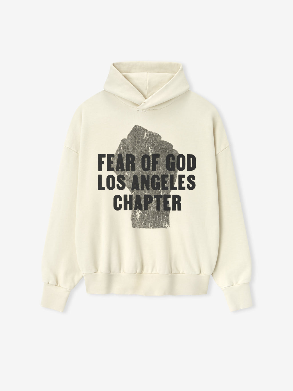 Fear of God 213 Los Angeles Chapter Heavyweight Hoodie Sunfaded Cream