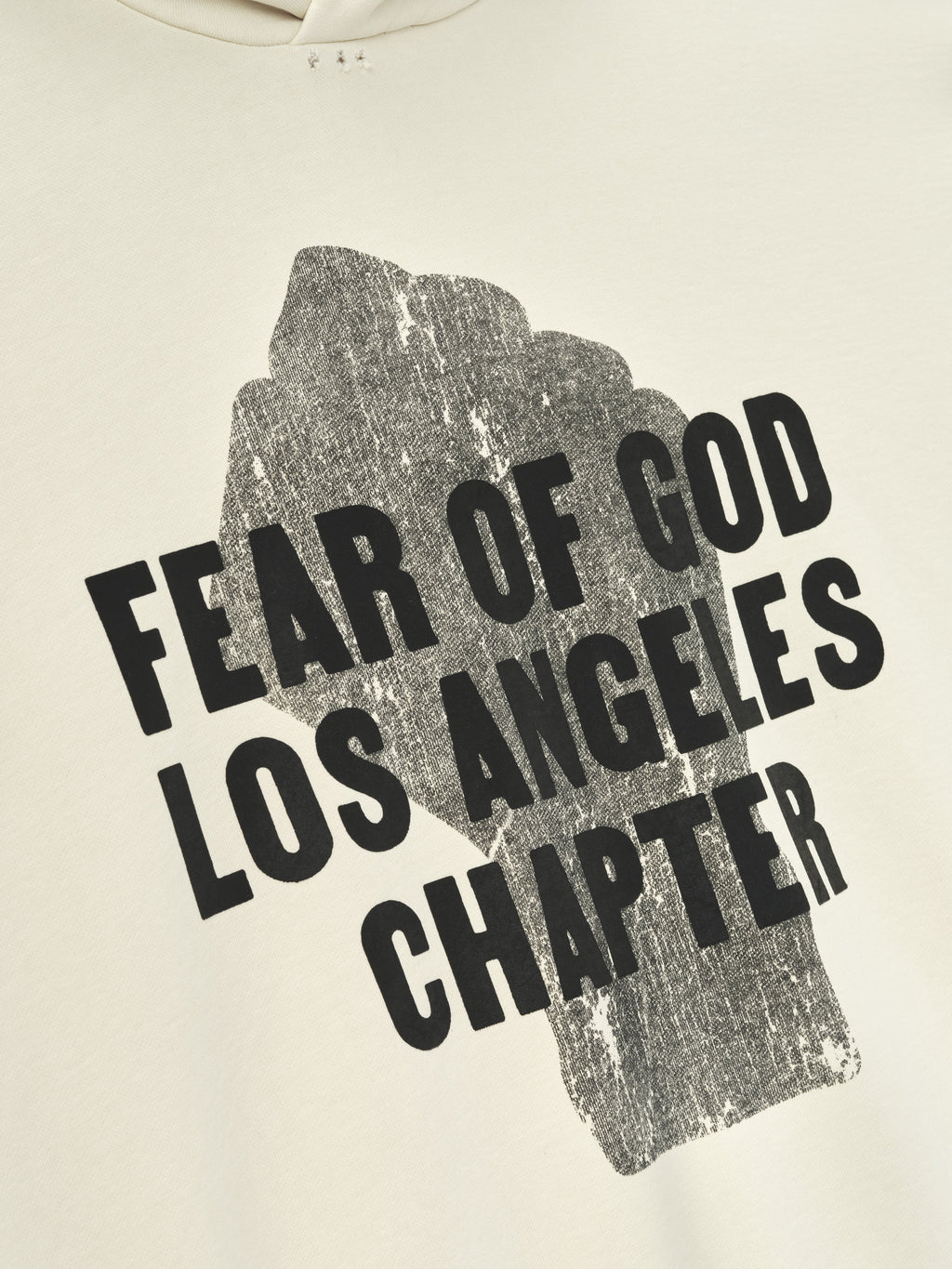Fear of God 213 Los Angeles Chapter Heavyweight Hoodie Sunfaded Cream