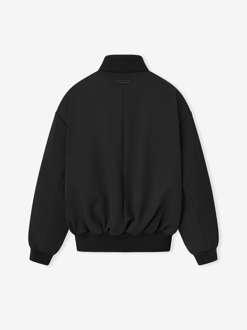 Fear of God Wool-Cotton Twill Heavyweight Bomber Jacket Black
