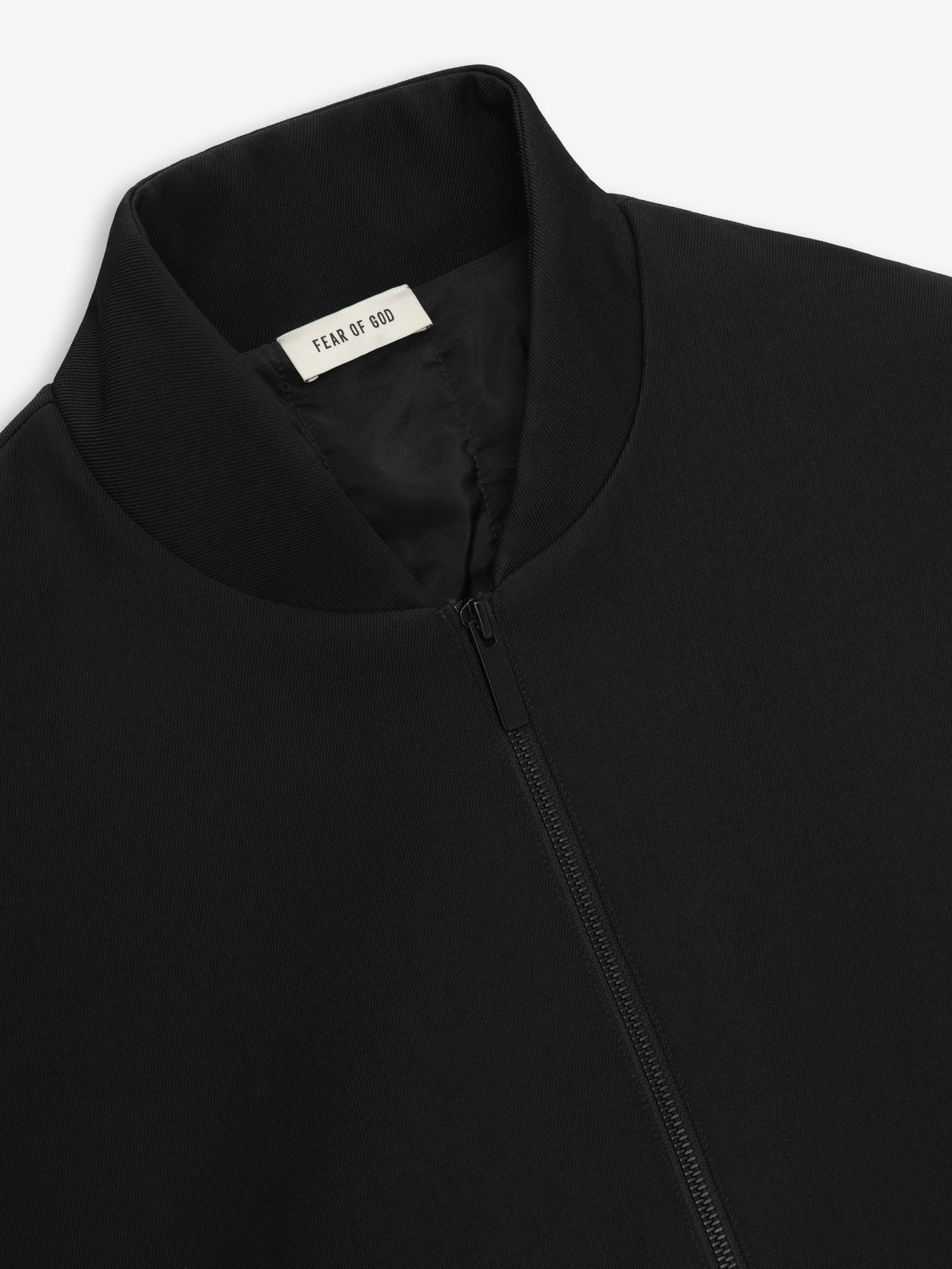 Fear of God Wool-Cotton Twill Heavyweight Bomber Jacket Black