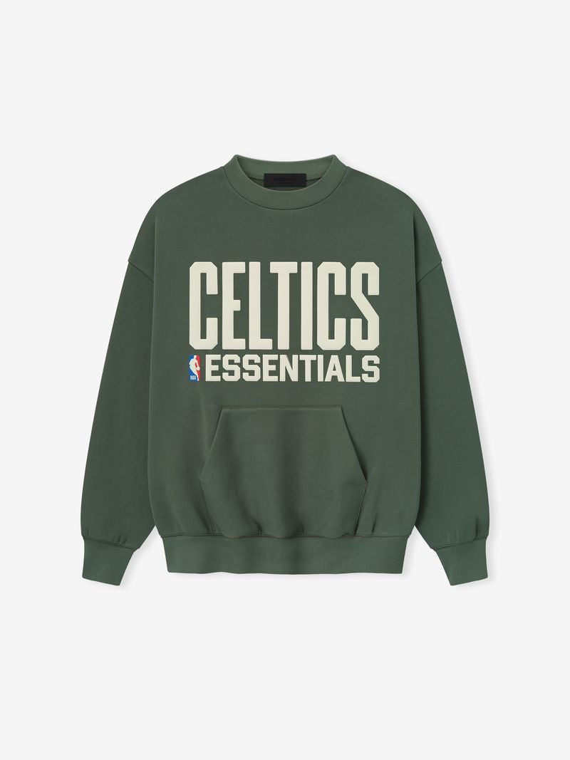 Fear of God Essentials x Boston Celtics Sport Crewneck Sweatshirt Green