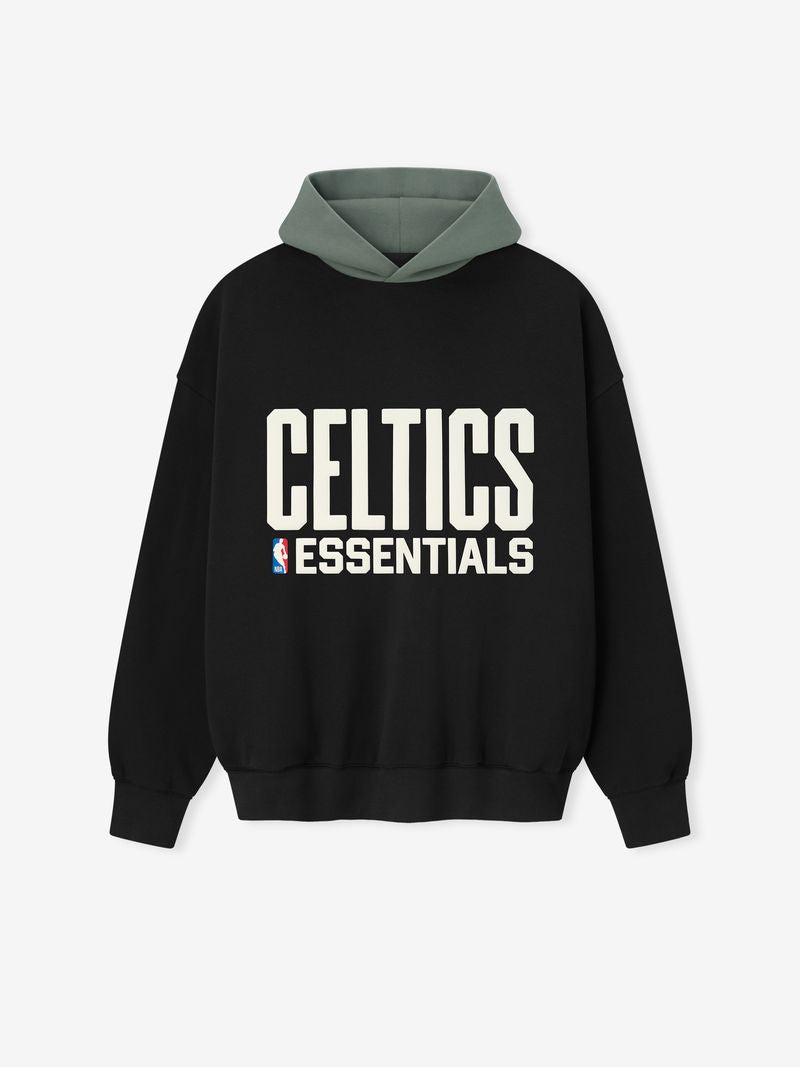 Fear of God Essentials x Boston Celtics Sport Hoodie Black Green