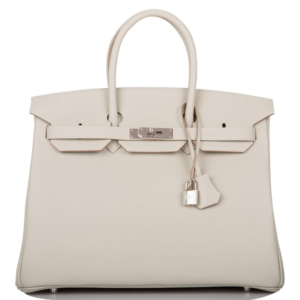 Hermes Gris Perle Togo Birkin 35cm Palladium Hardware