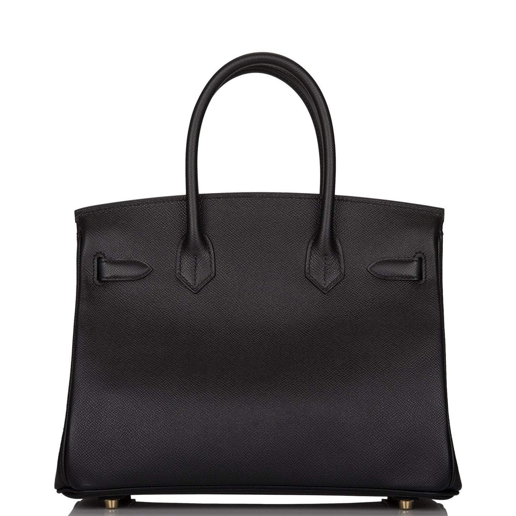 Hermes Black Epsom Birkin 30cm Gold Hardware